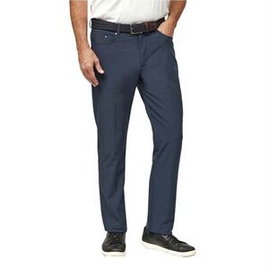 Greg Norman 34x29 ML75 Ultimate Stretch Luxury 5 Pocket Stretch Chino Pants Navy